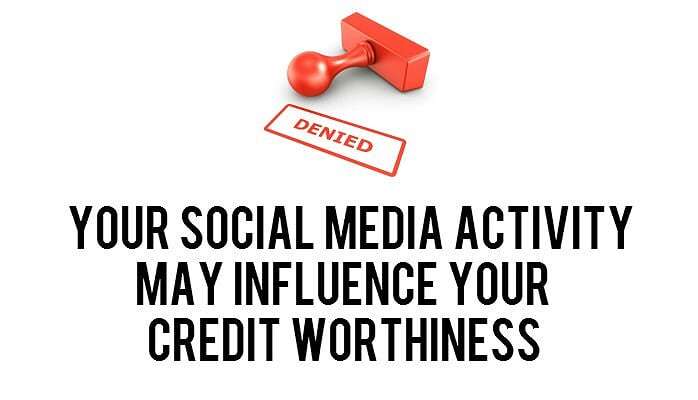 Social media credit scoring